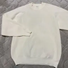 coen アイボリー ワッフルニット M