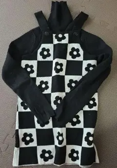 next 花模様 チェック柄 ワンピース　ハイネック1102点セット