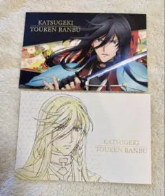 ufotable 活撃 刀剣乱舞 ポストカード 和泉守兼定 ２枚
