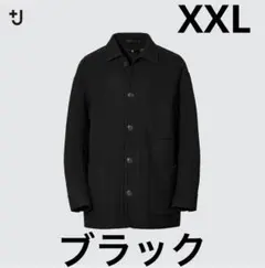 UNIQLO +J ウールブレンドオーバーサイズシャツジャケット 黒 XXL