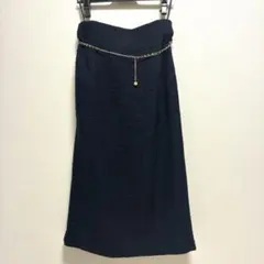 ジャスグリッティー　ベルト付ツイーディースカート