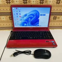 Y801 SonyVaioノートパソコンi5 SSD高速Window11オフィス