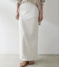 セール‼️Whim Gazette ジャージーIラインロングスカート