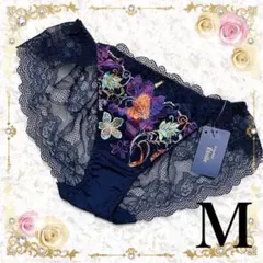 ワコール サルート ブラック花柄刺繍ショーツ LL - メルカリ
