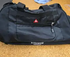 le coq sportif 黒 ダッフルバッグ