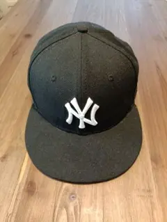 New Era 59FIFTY ブラックキャップ NEW YORK 7 3/8