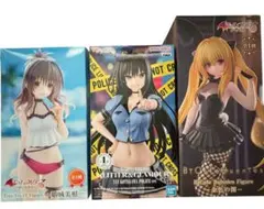 ToLOVEる　ダークネス　古手川唯&結城美柑　金色の闇フィギュア3体セット