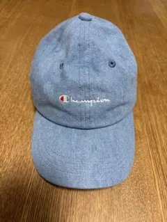 【値下げ】champion キャップ　ブルー