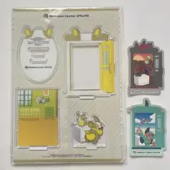 ポケセン　アクスタ　ワンパチ　ステッカー付き