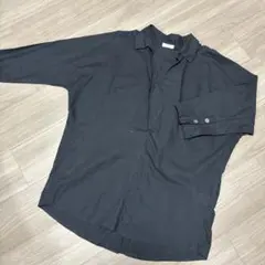 大特価‼️ダークグレー オープンカラー 五分袖シャツ