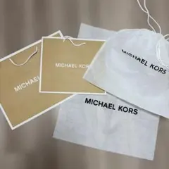 MICHAEL KORS ショップ袋 ショッパー 2枚＋不織布袋２枚セットのサムネイル