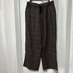 【値下げ中‼️】studio CLIP チェック柄パンツ