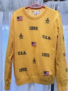 Munsingwearイエロー セーターLL