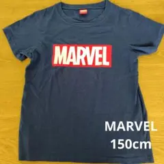 MARVEL Tシャツ ネイビー 150cmのサムネイル