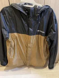 Columbia マウンテンパーカー 黒/茶色　Lサイズ