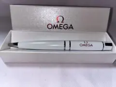 OMEGA ボールペン ホワイト×ゴールドカラー - メルカリ
