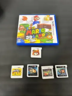 スーパーマリオ 3Dランド 他 3DSソフト 5本セット