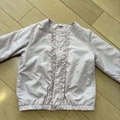 プティマイン　薄ピンクフリル付きジャケット