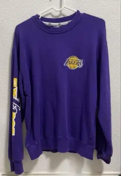 ニューエラ　エクストララージ　コラボ　バスケ　ロンT 紫