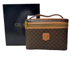 未使用品　CELINE　セリーヌ　トリオンフ　バニティバッグ　マカダム　PVC
