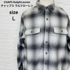 CHAPS ラルフローレン RalphLauren ヴィンテージ ネルシャツ Ｌ