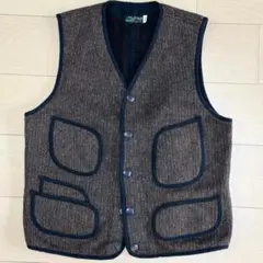 【出品はこれだけ！】美品シュガーケーン ビーチクロス ベスト サイズ38 ごま塩 SUGAR CANE（シュガーケン） 】 ビーチクロスベスト [ BEACH