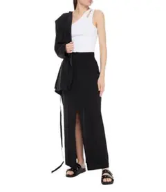 MM6 MAISON MARGIELA スリットマキシスカート 38のサムネイル