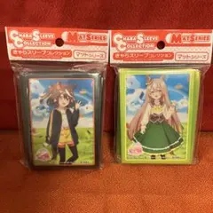 【新品未使用】ウマ娘　スリーブ　2種セット　キタサンブラック　サトノダイヤモンドのサムネイル