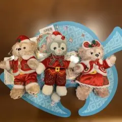 ダッフィー シェリーメイ ジェラトーニ ぬいぐるみバッジ クリスマス2016