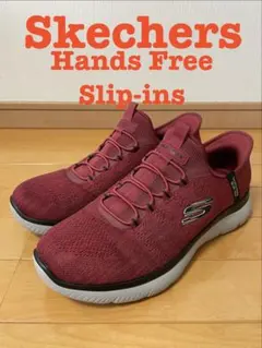 【履きやすさが一番】Skechers Hands Free Slip-ins 赤