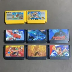 ファミコンソフト8本スーパーマリオブラザーズ3・グラディウス・グーニーズ等コナミ