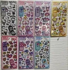 【正規品】サンリオ 平成はっぴーフォン ❤︎ 7枚セット