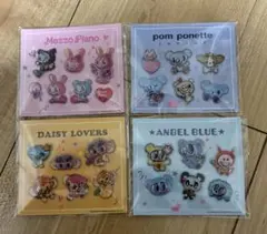 セブン限定　ナルミヤキャラクターズ　オリジナルぷっくりシール　メゾピアノ等　4種