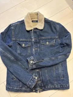 DIESEL デニムジャケット ボア襟