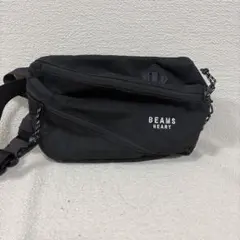 BEAMS HEART ボディバッグ ウエストポーチ ブラック