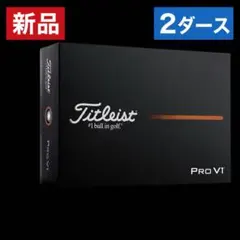 【お盆特価30%OFF】Titleist Pro V1 ゴルフボール 2ダースのサムネイル