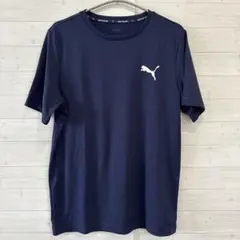 PUMA ネイビー Tシャツ L スポーツウェア
