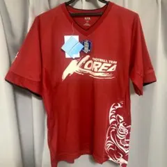 本日限セール　韓国代表サッカーシャツ レッド　Tシャツ　韓国100サイズ