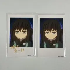 鬼滅の刃 時透 無一郎　チェキ風ブロマイド 箔押し ノーマル　２枚セット