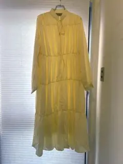 新品未使用　ティアードマキシワンピース