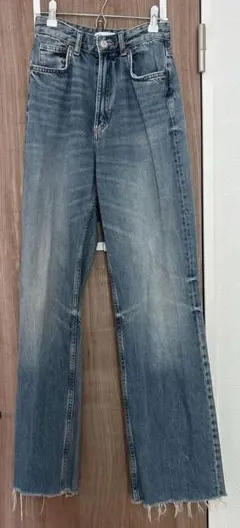 ZARA ハイウエスト フレアデニム 34