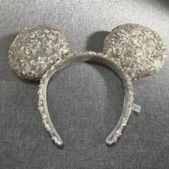 ミッキーマウス型スパンコールカチューシャ