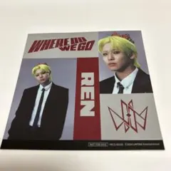 JO1 WHERE DO WE GO 初回 B 川尻蓮 ステッカー