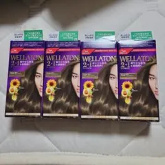 WELLA WELLATON 2+1 7GM マットブラウン 4箱セットのサムネイル