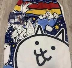 新品　にゃんこ大戦争　ラップタオル　80×110㎝　マキマキタオル　プールタオル