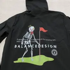 ゴルフウェアBALANCEDESIGN ナイロンジャケット スカル　2L