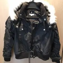 a.v.v ジャンバー　130センチ　黒　フード付きアウター