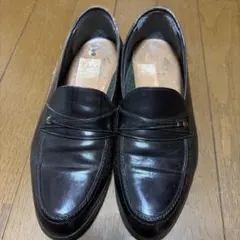 ダークブラウン レザー ローファー