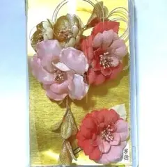 【最終値下げ！】花飾り❤︎京都きもの友禅2点セット【超美品】