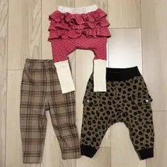 ベビーパンツ（70〜80cm）　3点　まとめ売り！